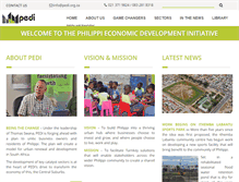 Tablet Screenshot of pedi.org.za